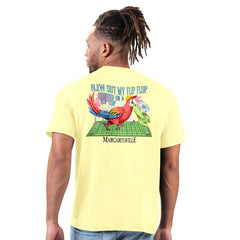 New Orleans Saints Margaritaville Flip Flop T-Shirt Gold | NFL