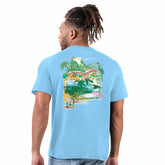 Seattle Seahawks Margaritaville Time Flies T-Shirt Light Blue | NFL