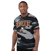Cleveland Browns Starter Thursday Night Gridiron Classics Vintage Logo T-Shirt Camo/Gray | NFL