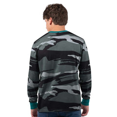 Miami Dolphins Starter Thursday Night Gridiron Vintage Logo Long Sleeve T-Shirt Gray/Charcoal | NFL