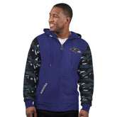 Baltimore Ravens Starter Thursday Night Gridiron Full-Zip Hoodie Purple | NFL