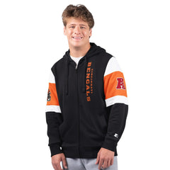 Cincinnati Bengals Starter Extreme Full-Zip Hoodie Black | NFL