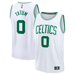 Jayson Tatum Boston Celtics Fast Break Replica Player Jersey Association Edition White - NBA