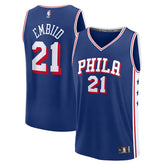 Joel Embiid Philadelphia 76ers Youth Fast Break Replica Player Jersey Icon Edition Royal - NBA
