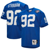 Michael Strahan New York Giants 1994 Authentic Throwback Retired Player Jersey Royal | Mitchell & Ness