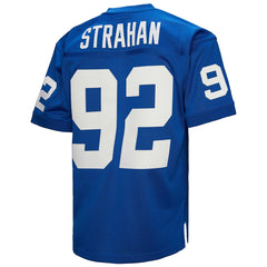 Michael Strahan New York Giants 1994 Authentic Throwback Retired Player Jersey Royal | Mitchell & Ness