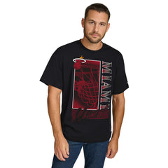 Miami Heat Tommy Jeans Noah Swish T-Shirt Black - NBA