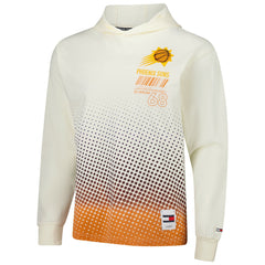 Phoenix Suns Tommy Jeans Ben Long Sleeve Hoodie T-Shirt Cream - NBA