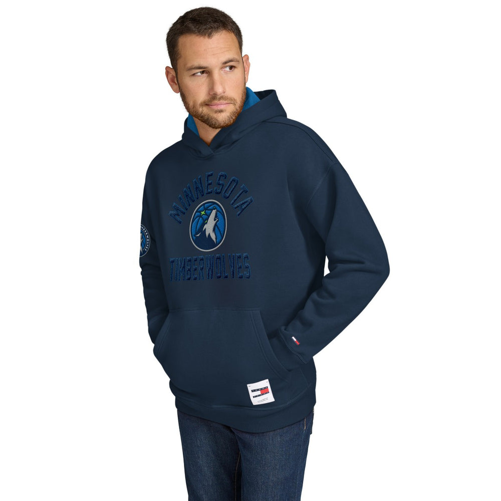 Minnesota Timberwolves Tommy Jeans Sebastian Pullover Hoodie Navy - NBA