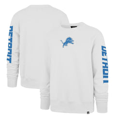 Detroit Lions '47 Headline Pullover Sweatshirt White | 47 brand