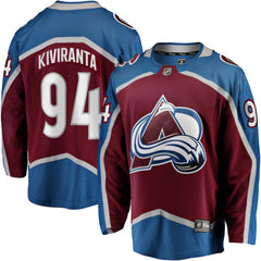 Joel Kiviranta Colorado Avalanche Fanatics Home Premier Breakaway Player Jersey - Maroon - NHL