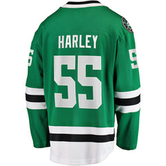 Thomas Harley Dallas Stars Fanatics Home Premier Breakaway Player Jersey - Kelly Green - NHL