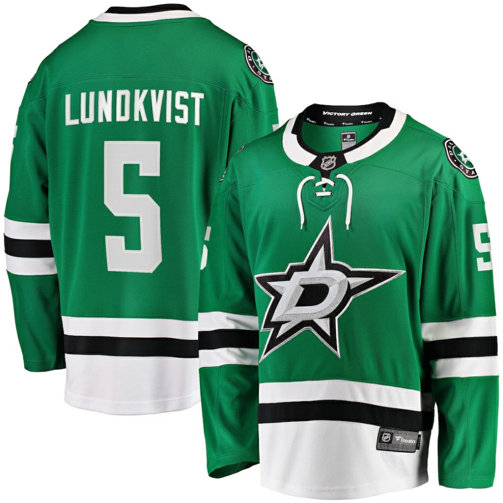 Nils Lundkvist Dallas Stars Fanatics Home Premier Breakaway Player Jersey - Kelly Green - NHL