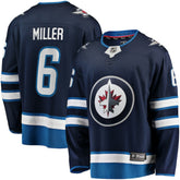 Colin Miller Winnipeg Jets Fanatics Home Premier Breakaway Player Jersey - Navy - NHL