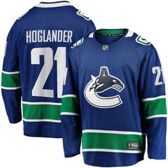 Nils Hoglander Vancouver Canucks Fanatics Home Premier Breakaway Player Jersey - Blue - NHL