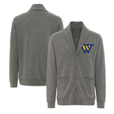 Golden State Warriors Sportiqe Unisex Henshaw Long Sleeve Full-Button Cardigan Sweater Heather Gray - NBA