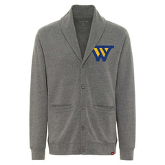 Golden State Warriors Sportiqe Unisex Henshaw Long Sleeve Full-Button Cardigan Sweater Heather Gray - NBA