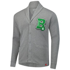 Boston Celtics Sportiqe Unisex Henshaw Full-Button Cardigan Sweater Heather Gray - NBA
