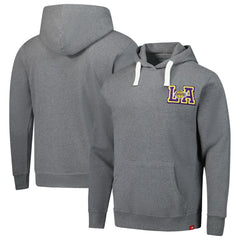 Los Angeles Lakers Sportiqe Unisex Varsity Collection Blake Pullover Hoodie Heather Gray - NBA
