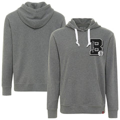 Brooklyn Nets Sportiqe Unisex Varsity Collection Blake Pullover Hoodie Heather Gray - NBA