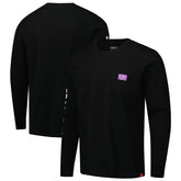 Sacramento Kings Sportiqe Unisex Wales Heavyweight Pocket Long Sleeve T-Shirt Black - NBA