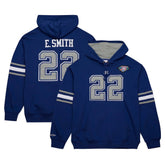 Emmitt Smith Dallas Cowboys Retired Player Name & Number Pullover Hoodie Navy | Mitchell & Ness