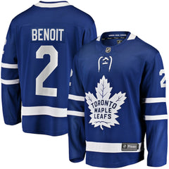 Simon Benoit Toronto Maple Leafs Fanatics Home Premier Breakaway Player Jersey - Blue - NHL