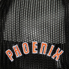 Phoenix Suns Hardwood Classics Blocker Foam Front Trucker Snapback Hat White - NBA
