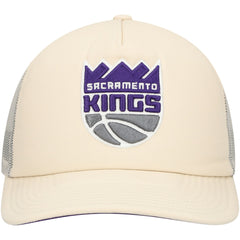 Sacramento Kings Trucker Adjustable Hat Cream - NBA