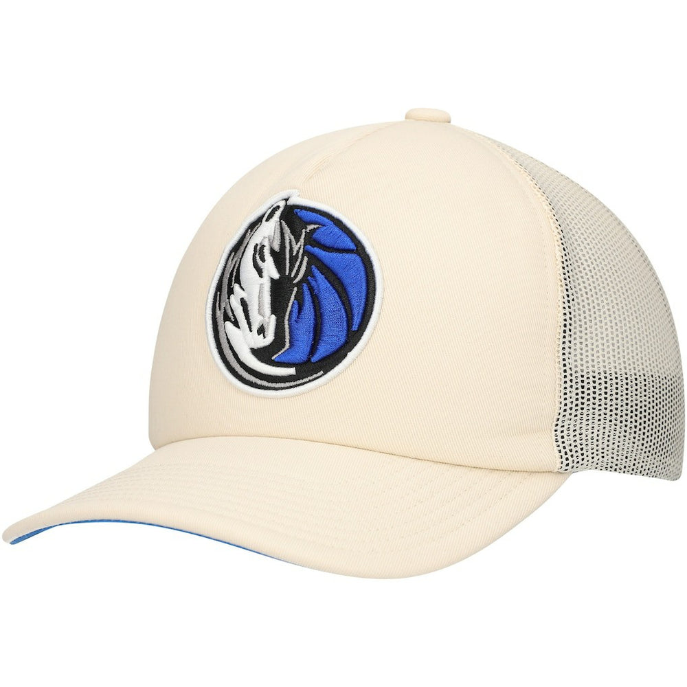 Dallas Mavericks Trucker Adjustable Hat Cream - NBA