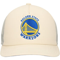 Golden State Warriors Trucker Adjustable Hat Cream - NBA