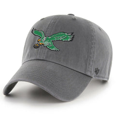 Philadelphia Eagles '47 Clean Up Adjustable Hat Charcoal | 47 brand