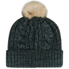Kansas City Chiefs '47 Women's Meeko Cuffed Knit Hat with Pom Black | 47 brand