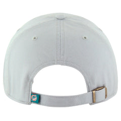 Miami Dolphins '47 Team Clean Up Adjustable Hat Gray | 47 brand