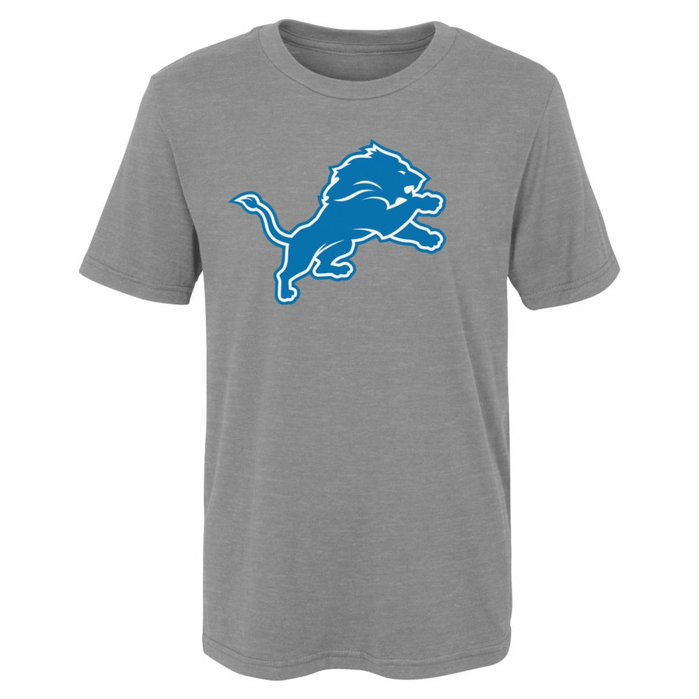 Detroit Lions Outerstuff Youth Primary Logo T-Shirt Gray | NFL