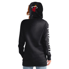 Miami Heat G-III 4Her by Carl Banks Women's Base Coach Pullover Hoodie Black - NBA