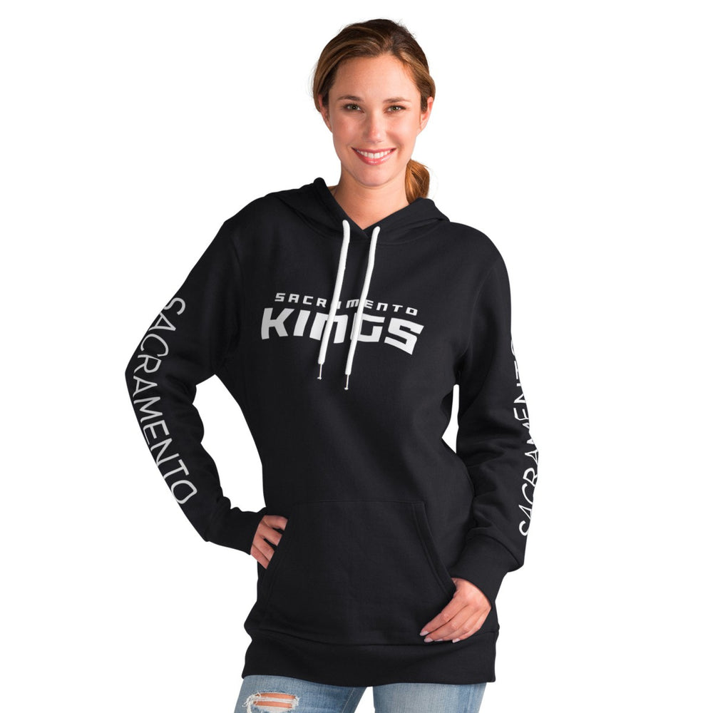 Sacramento Kings G-III 4Her by Carl Banks Women's Base Coach Pullover Hoodie Black - NBA