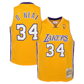 Shaquille O'Neal Los Angeles Lakers Youth 1999/00 Hardwood Classics Swingman Jersey Gold - NBA