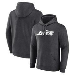 New York Jets Primary Logo Pullover Hoodie Charcoal | Fanatics