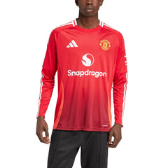 Manchester United 2024/25 Home Long Sleeve Replica Jersey Red | Adidas Online