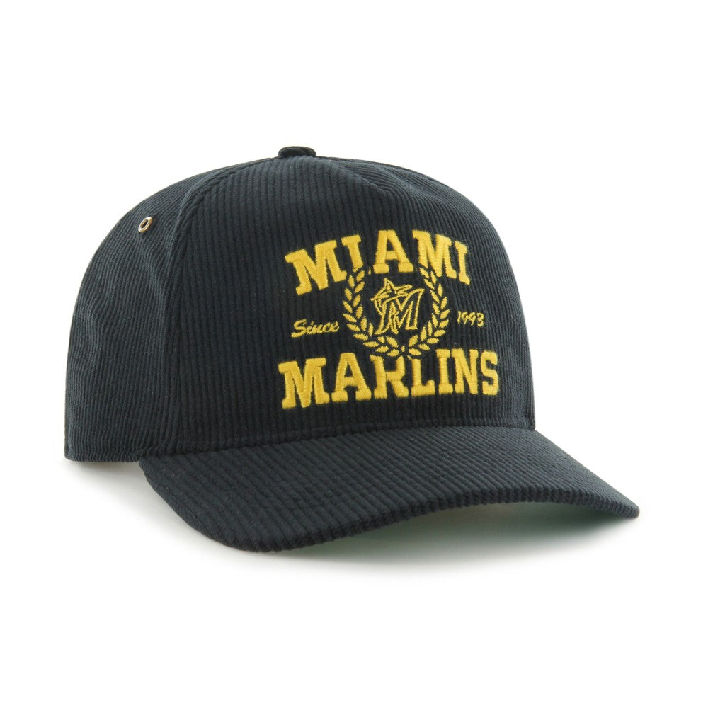 Miami Marlins '47 Laurus Corduroy Hitch Snapback Hat - MLB