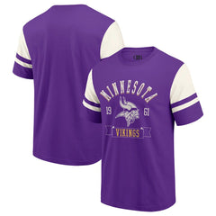 Minnesota Vikings Darius Rucker Collection Football T-Shirt Purple | Fanatics