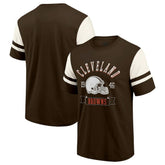 Cleveland Browns Darius Rucker Collection Football T-Shirt Brown | Fanatics
