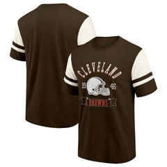 Cleveland Browns Darius Rucker Collection Football T-Shirt Brown | Fanatics