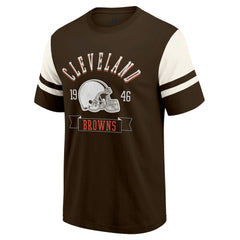 Cleveland Browns Darius Rucker Collection Football T-Shirt Brown | Fanatics