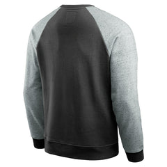 Jacksonville Jaguars Darius Rucker Collection Colorblock Pullover Sweatshirt Black/Heather Gray | Fanatics