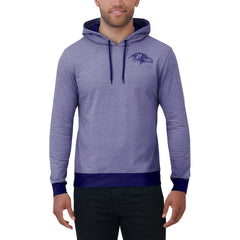 Baltimore Ravens Darius Rucker Collection Tonal Knit Pullover Hoodie Purple | Fanatics