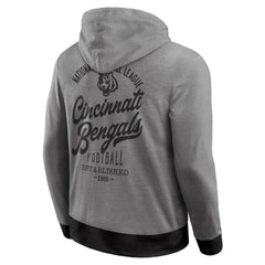 Cincinnati Bengals Darius Rucker Collection Tonal Knit Pullover Hoodie Black | Fanatics