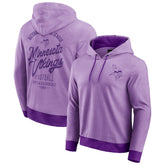 Minnesota Vikings Darius Rucker Collection Tonal Knit Pullover Hoodie Purple | Fanatics