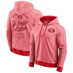 San Francisco 49ers Darius Rucker Collection Tonal Knit Pullover Hoodie Scarlet | Fanatics